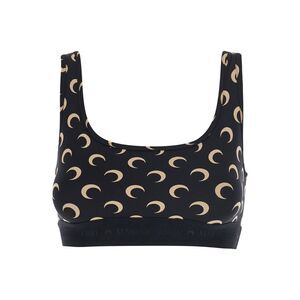 Marine Serre Women Moon Printed Jersey Sports Bra